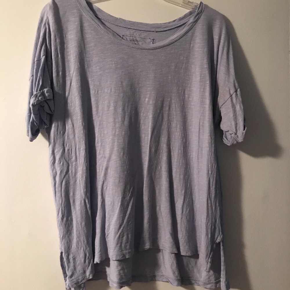Purple Flowy Shirt